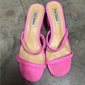 Steve Madden hot pink heels size 7